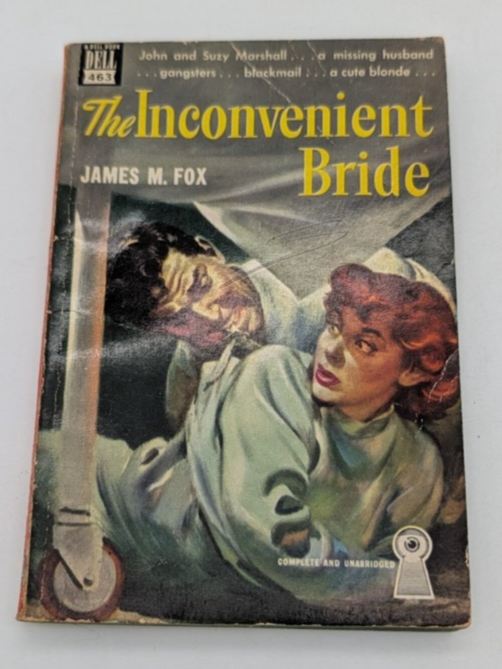 THE INCONVENIENT BRIDE by JAMES M FOX DELL PB 1948 Reprint